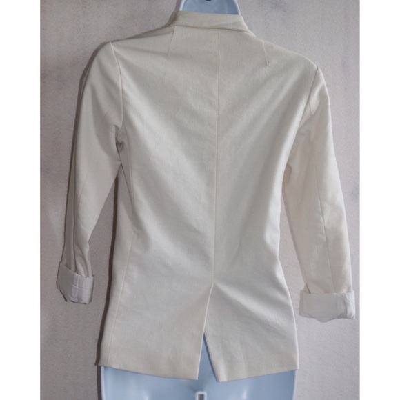 Love...ady Linen Blend Blazer Size XS - Picture 2 of 10